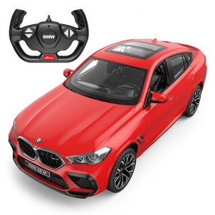 Nuotoliniu būdu valdomas automobilis BMW X6 M, 1:14, raudonas 