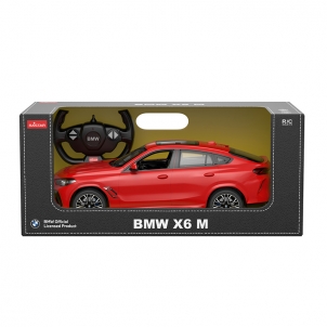 Nuotoliniu būdu valdomas automobilis BMW X6 M, 1:14, raudonas