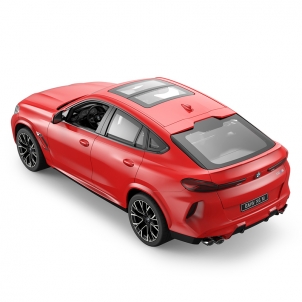 Nuotoliniu būdu valdomas automobilis BMW X6 M, 1:14, raudonas