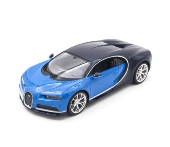 Nuotoliniu būdu valdomas automobilis Bugatti Chiron, 1:14, mėlynas 