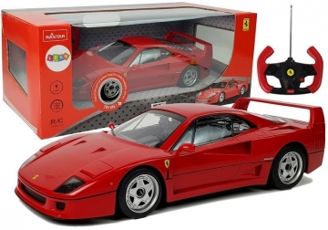 Nuotoliniu būdu valdomas automobilis Ferrari F40, 1:14, raudonas Rc cars for kids