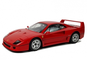 Nuotoliniu būdu valdomas automobilis Ferrari F40, 1:14, raudonas