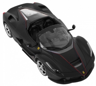 Nuotoliniu būdu valdomas automobilis Ferrari LaFerrari Aperta, juodas