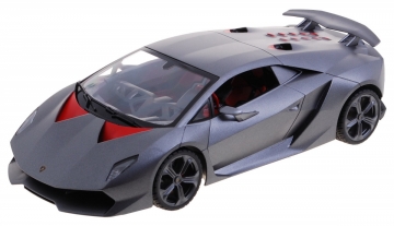 Nuotoliniu būdu valdomas automobilis Lamborghini Sesto Elemento, 1:14, sidabrinis