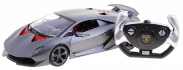 Nuotoliniu būdu valdomas automobilis Lamborghini Sesto Elemento, 1:14, sidabrinis