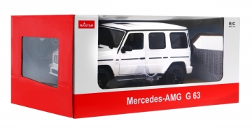 Nuotoliniu būdu valdomas automobilis Mercedes Benz G63, 1:14, baltas