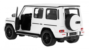 Nuotoliniu būdu valdomas automobilis Mercedes Benz G63, 1:14, baltas