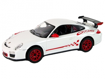 Nuotoliniu būdu valdomas automobilis Porsche 911 GT3 RS, 1:14, baltas