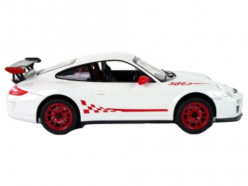 Nuotoliniu būdu valdomas automobilis Porsche 911 GT3 RS, 1:14, baltas