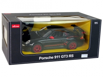 Nuotoliniu būdu valdomas automobilis Porsche 911 GT3 RS, 1:14, juodas