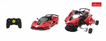 Nuotoliniu būdu valdomas Ferrari FXX-K RASTAR, raudonas