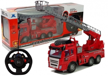Nuotoliniu būdu valdomas gaisrinės automobilis su kopėčiomis RC automobiliai vaikams