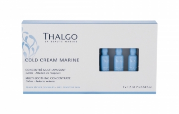 Odos serum jautriai skin Thalgo Cold Cream Marine Multi-Soothing 7x1,2ml Masks and serum for the face
