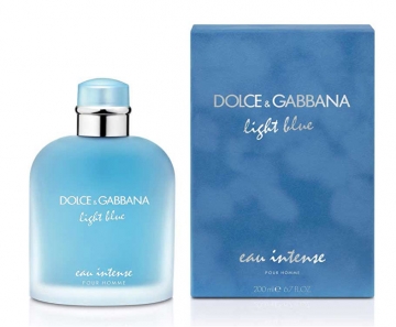 Parfumuotas vanduo Dolce & Gabbana Light Blue Eau Intense Pour Homme EDP 200 ml Kvepalai vyrams