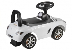 Paspiriamas automobilis "Mercedes-Benz SLS AMG", baltas