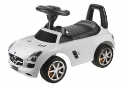 Paspiriamas automobilis "Mercedes-Benz SLS AMG", baltas