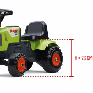 Paspiriamas traktorius su priekaba - Baby Claas Axos 310, žalias