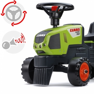 Paspiriamas traktorius su priekaba - Baby Claas Axos 310, žalias