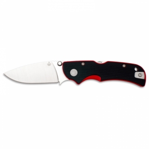 Knife Manly City Black & Red 14C28N one hand 