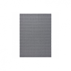 Perdirbtos medvilnės kilimas su juodais raštais CASA | 114x170 cm 