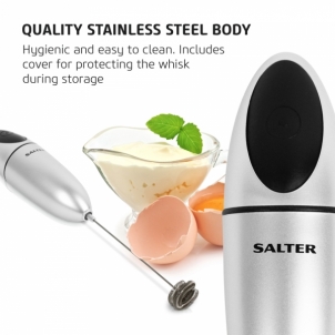 Pieno plaktuvas Salter 546 SVXR Handheld Electronic Milk Frother silver