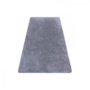 Pilkas kailio imitacijos kilimas LAPIN | 80x150 cm
