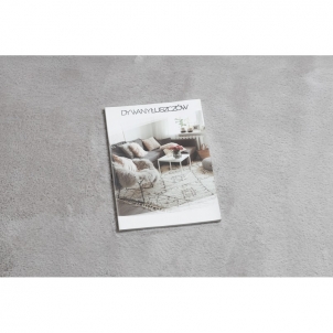 Pilkas kailio imitacijos kilimas POSH | 160x220 cm 