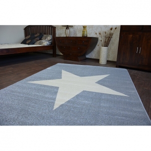 Pilkas kilimas NORDIC Žvaigždė | 280x370 cm 