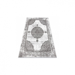 Pilkos spalvos, modernių raštų kilimas LIRA | 140x190 cm 