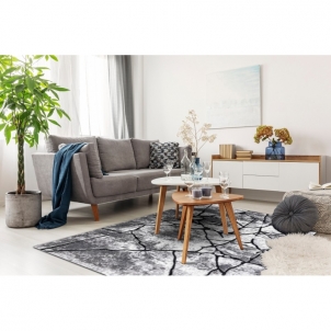 Pilkos spalvos modernus kilimas COZY | 280x370 cm