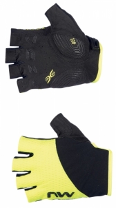 Pirštinės Northwave Fast Short yellow fluo-black-M Bikers gloves