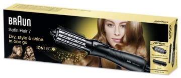 Plaukų karšto oro šepetys Braun Hot air curling brush Satin Hair 7 - AS 720Ionic