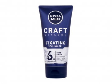 Plaukų želė Nivea Men Craft Stylers Fixating Hair Gel 150ml Shine 