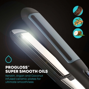 Plaukų žnyplės Revamp ST-1800-EU Progloss Hydro Shield Shine Ceramic Straightener With Smart Sensor