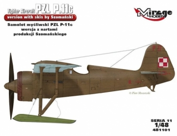 PZL P.11c su slidėmis