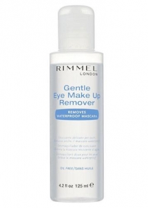 Rimmel London Gentle Eye Make Up Remover Cosmetic 125ml Sejas tīrīšanas līdzekļi