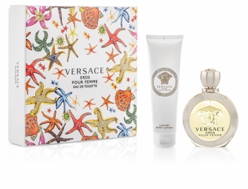 Rinkinys: tualetinis vanduuo Versace Eros Pour Femme - EDT 100 ml + Kūno losjonas 150 ml 