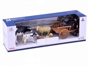 Rinkinys Animals farm Cow a set of figures ZA2606