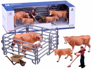 Rinkinys Animals farm Cow set figures ZA2606 