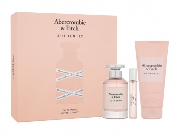 RInkinys vanduo Abercrombie & Fitch Authentic EDP 100ml Kvepalų ir kosmetikos rinkiniai