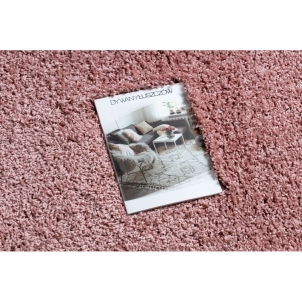 Rožinis ilgo plauko kilimas SOFFI | 120x170 cm 