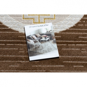 Rudas kilimas su graikiškais raštais MEFE | 120x170 cm 