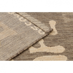 Rudas sizalio kilimas FLOORLUX Coffee | 120x170 cm