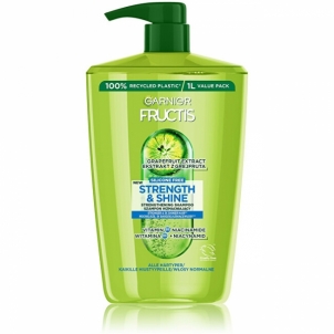 Šampūnas Garnier Strengthening shampoo for all hair types without shine and strength Fructis Strength & Shine ( Strength ening Shampoo) - 1000 ml 