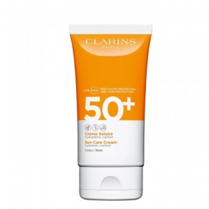 Saulės kremas Clarins SPF 50+ ( Sun Care Cream) 150ml Крема для солярия,загара, SPF