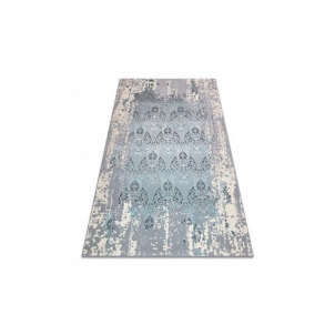Sendinto dizaino kilimas su melsvais akcentais CORE | 160x220 cm 