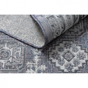 Sendinto dizaino kilimas su mėlynais atspalviais SION Ornamentas | 120x170 cm