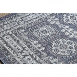 Sendinto dizaino kilimas su mėlynais atspalviais SION Ornamentas | 200x290 cm