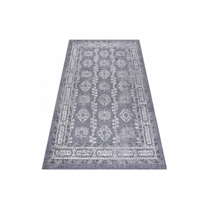 Sendinto dizaino kilimas su mėlynais atspalviais SION Ornamentas | 80x150 cm