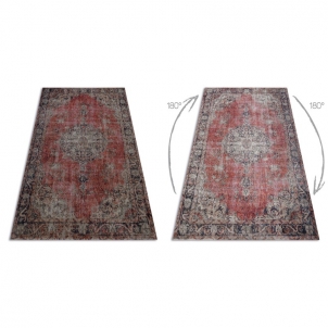 Sendinto dizaino lauko kilimas su raudonais akcentais MUNDO | 140x190 cm